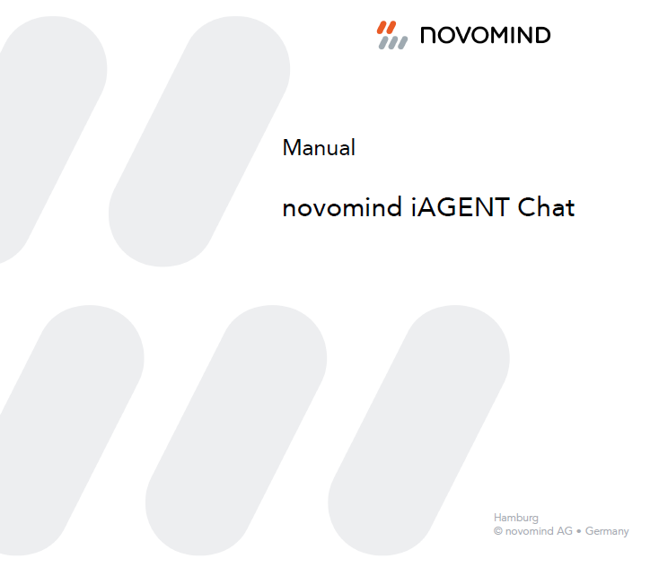 Start page iAGENT Chat Manual
